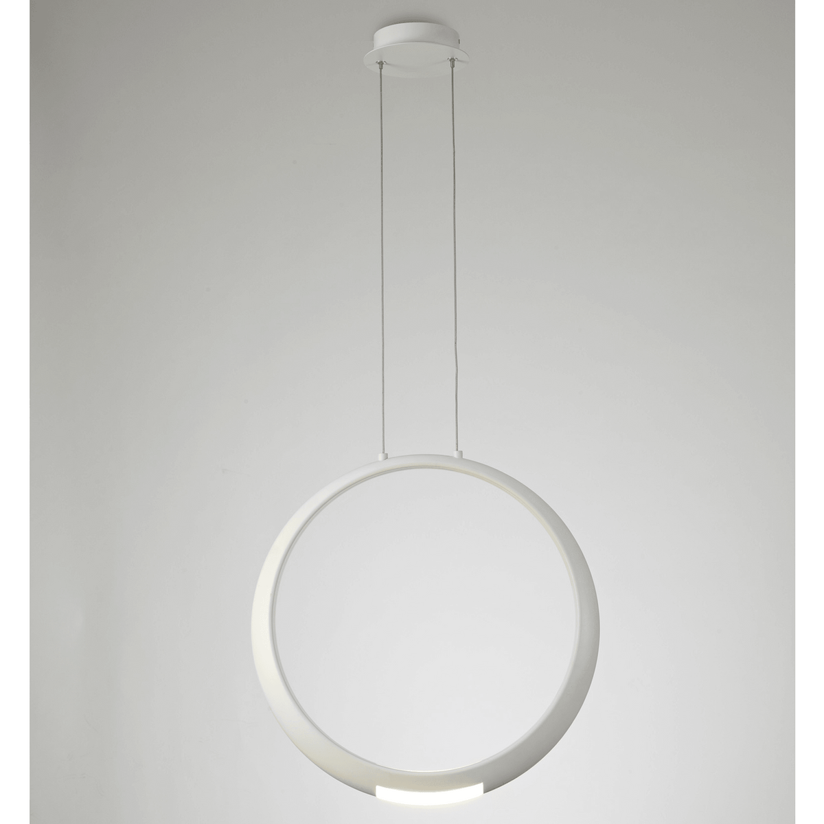 Ring 50cm 23w LED Pendant in Matt White