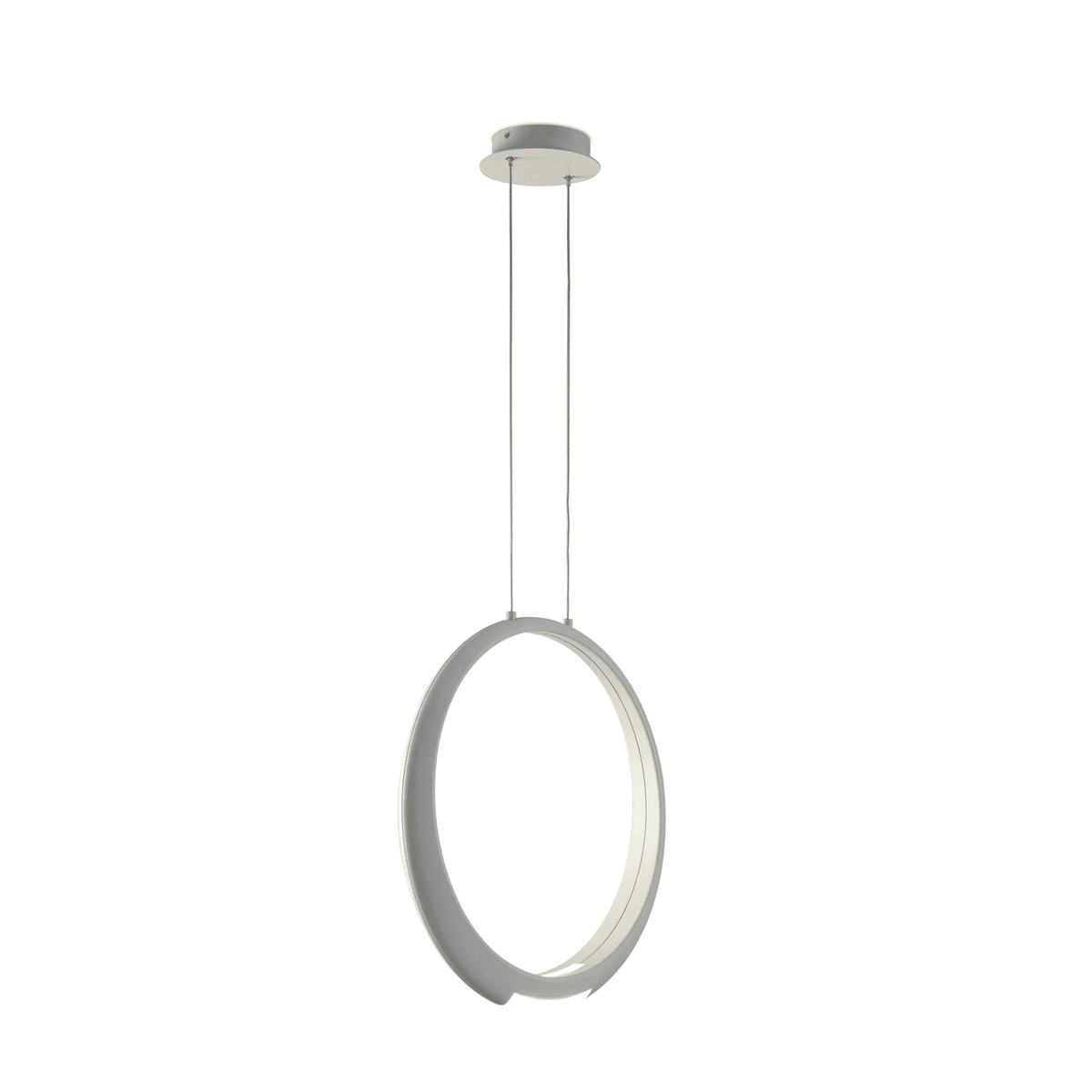 Ring 50cm 23w LED Pendant in Matt White