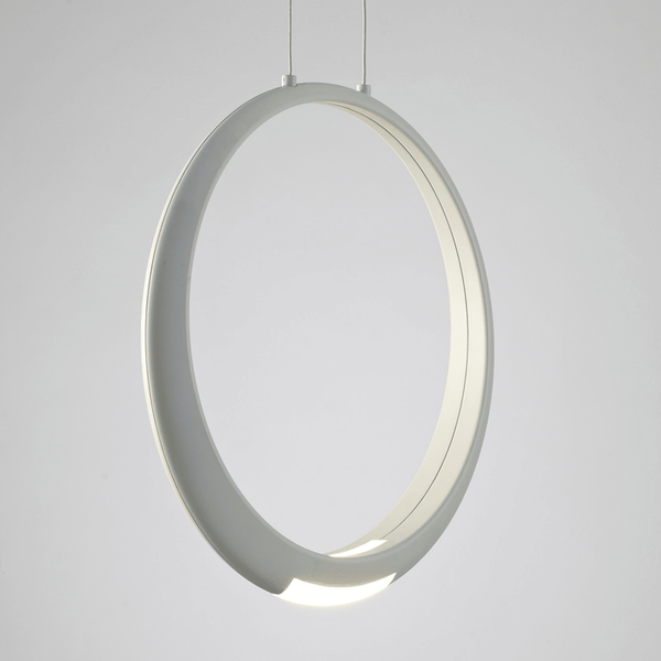 Ring 50cm 23w LED Pendant in Matt White