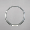Ring 50cm 23w LED Pendant in Silver