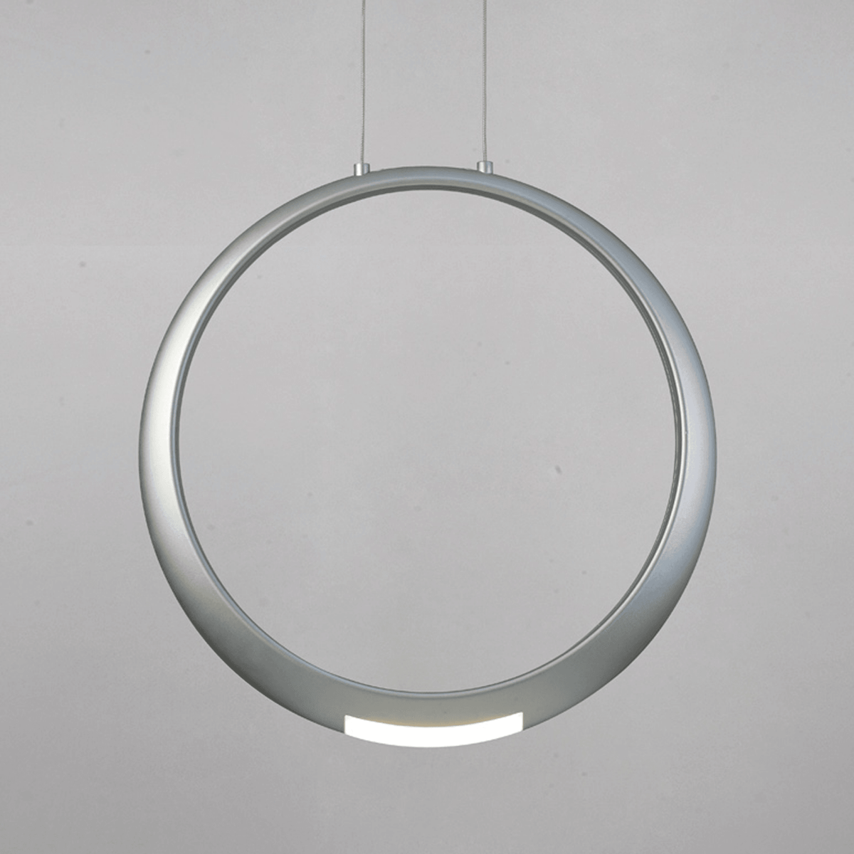 Ring 50cm 23w LED Pendant in Silver