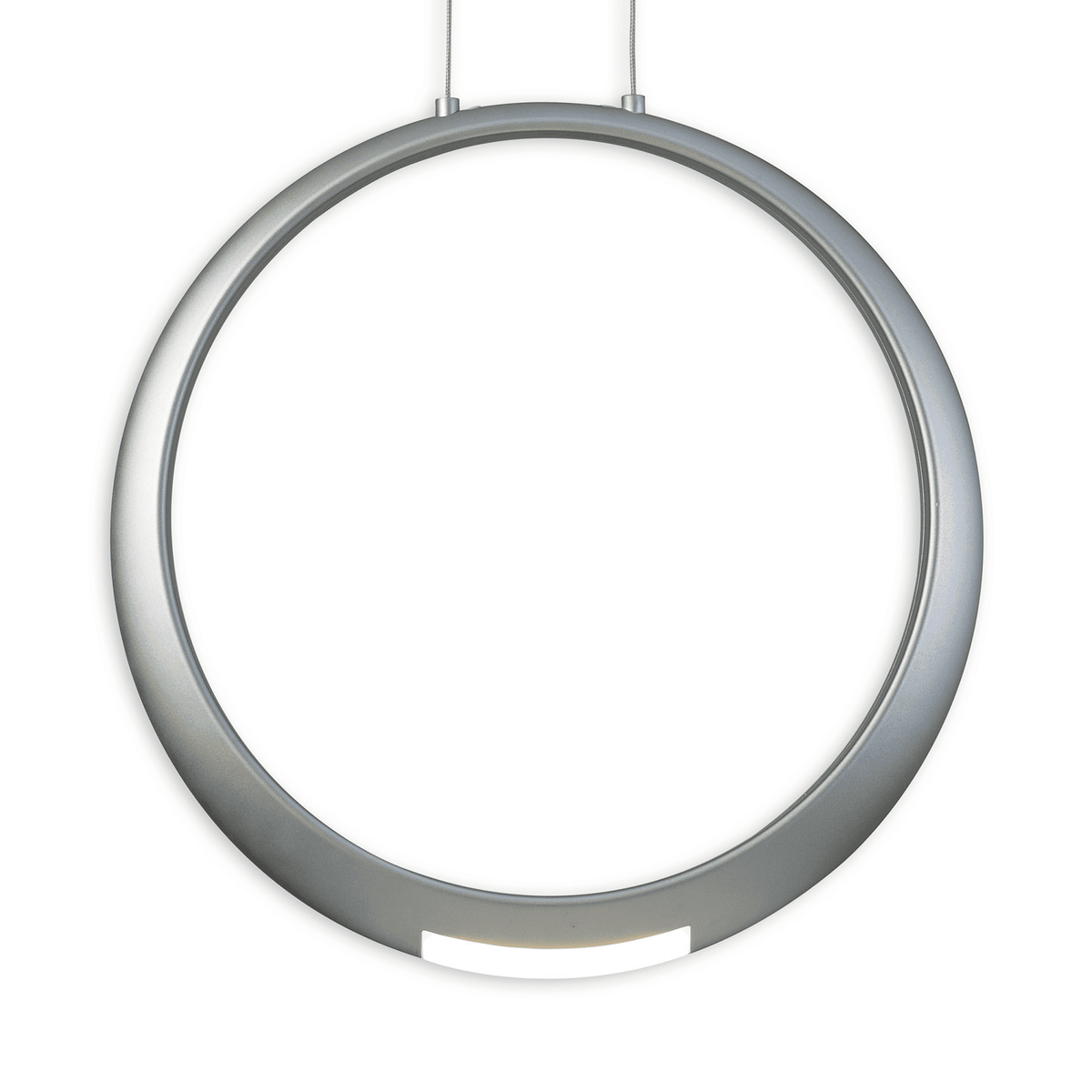 Ring 50cm 23w LED Pendant in Silver