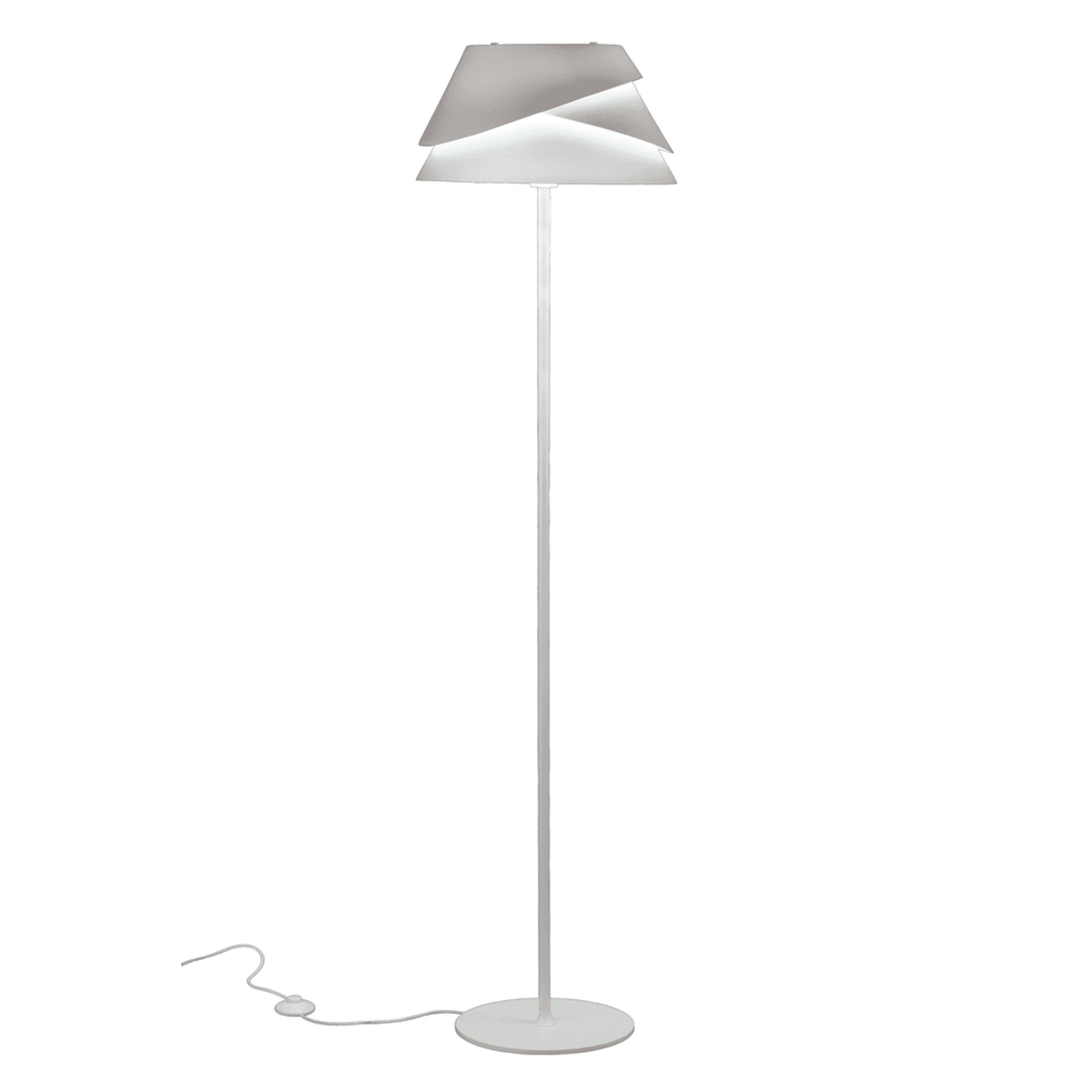 Alboran 410 Floor Lamp in White