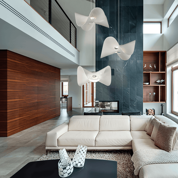 Manta 650 Large LED Pendant Light in White