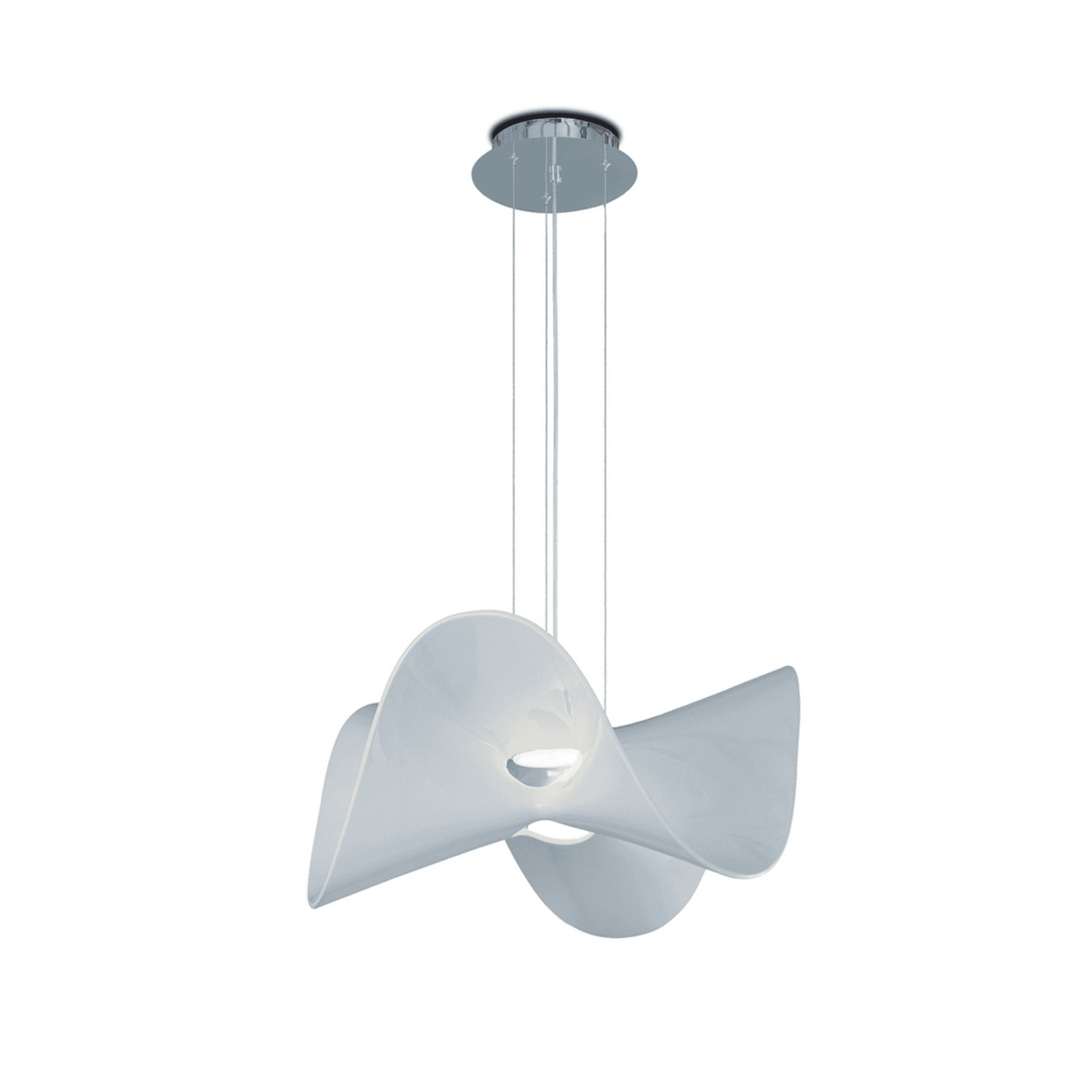 Manta 650 Large LED Pendant Light in White