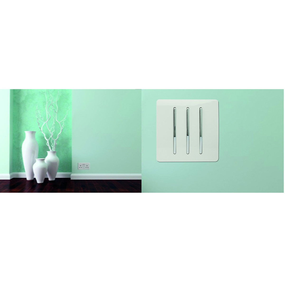 1 Gang 1 Way Dimmer Switch 10-200 Watt in Gloss White