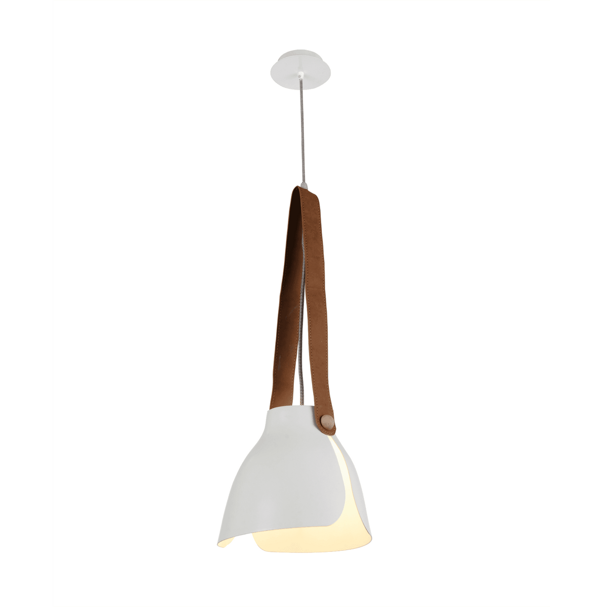Swiss 380 Medium Pendant Light in White