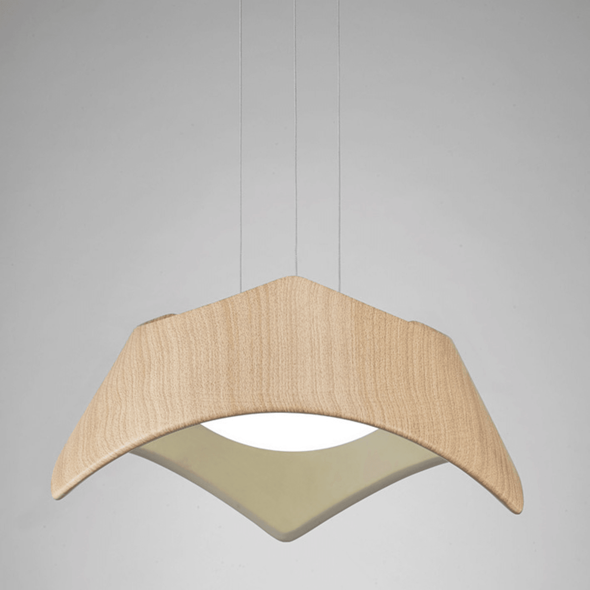 Maui Large LED Pendant Light in Beech