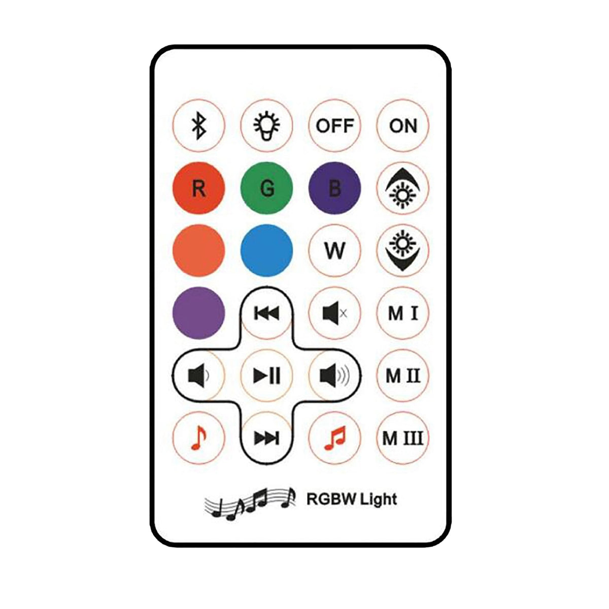 Funghi IP44 Portable Speaker with 3W LED Outdoor Light