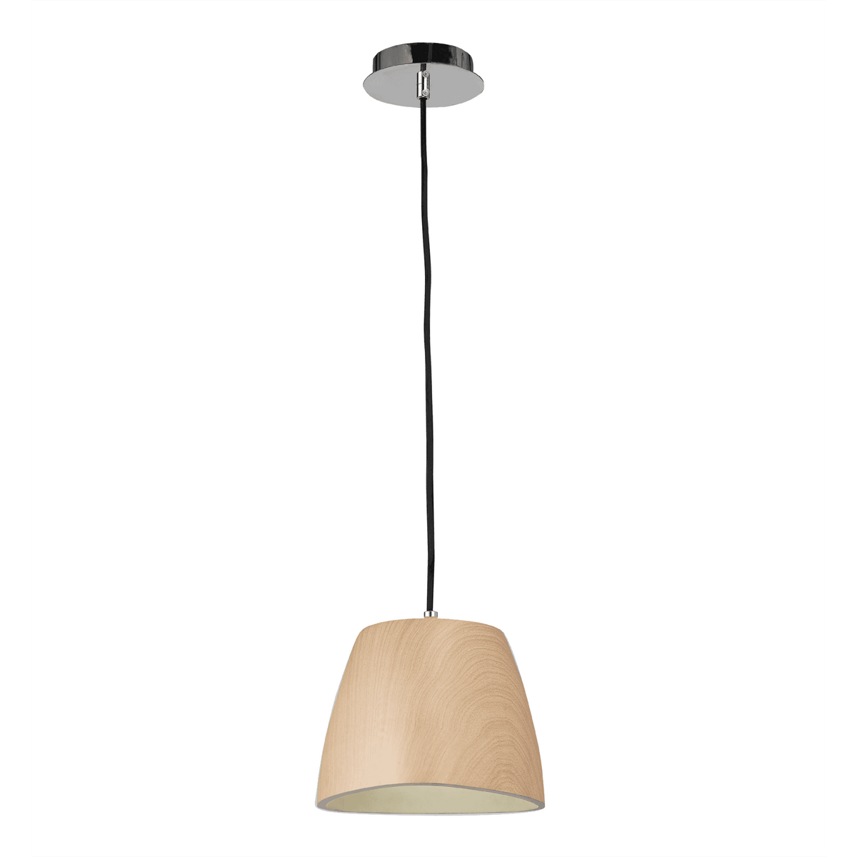 Triangle 220 Small Pendant Light in Beech