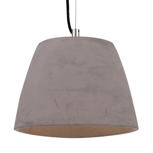Triangle 220 Small Pendant Light in Cement Effect