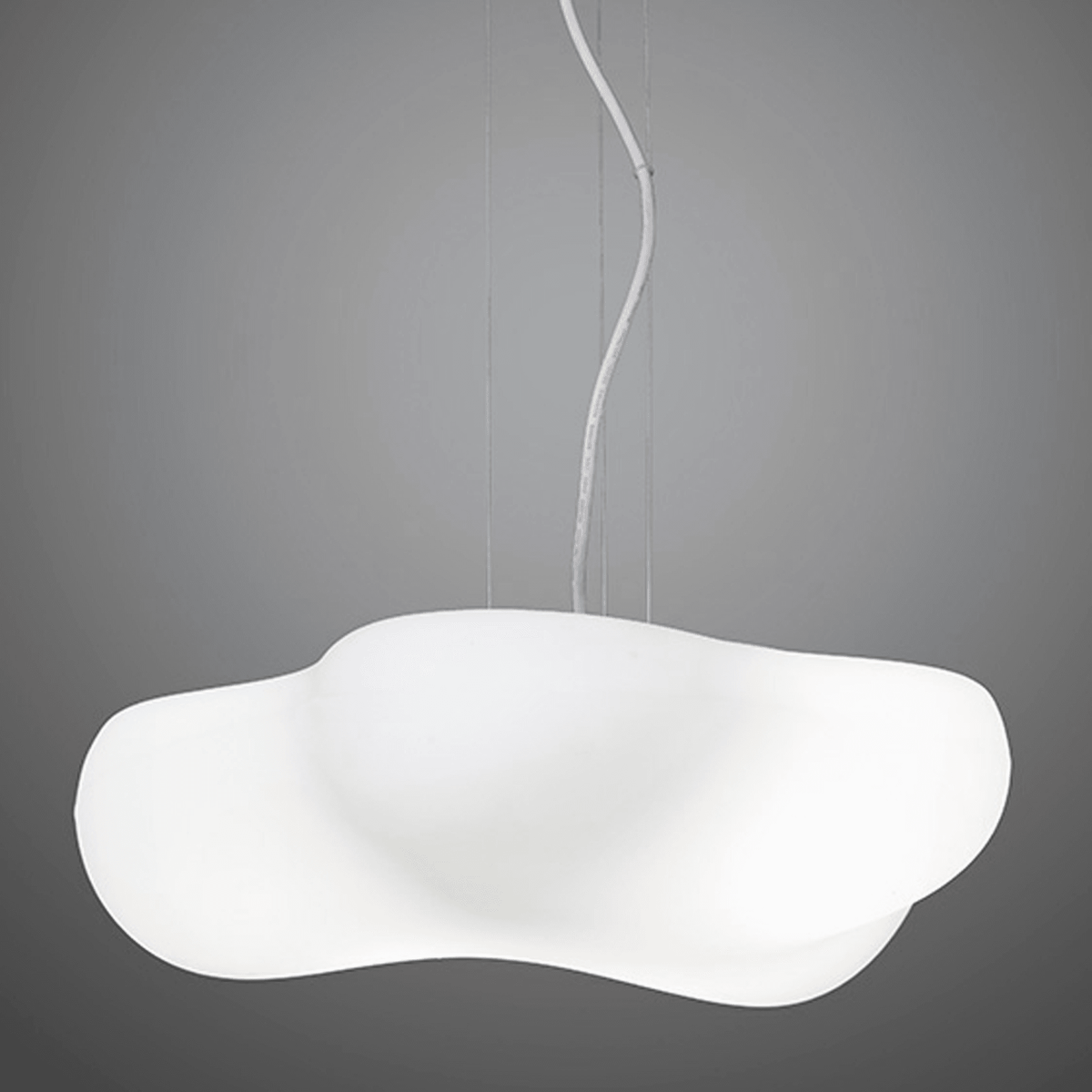 Eos 4 Light Indoor/Outdoor IP44 Pendant Light in White
