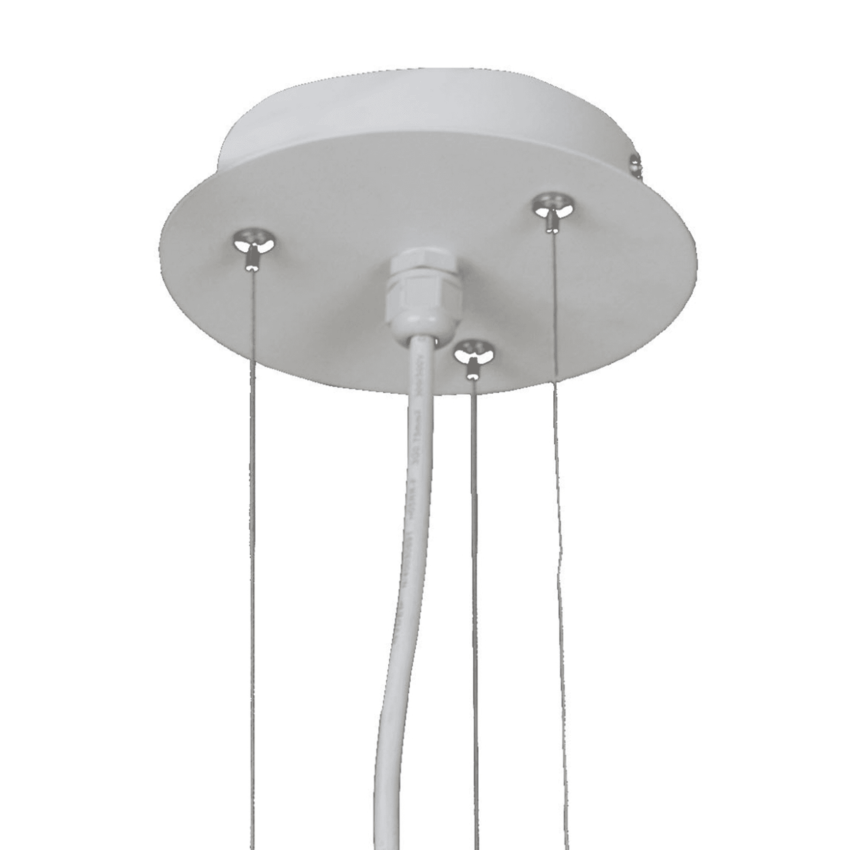 Eos 4 Light Indoor/Outdoor IP44 Pendant Light in White