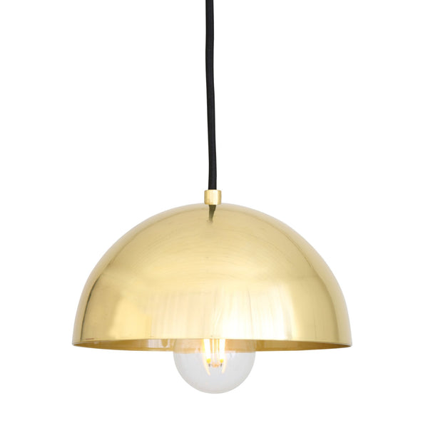 Maua 20cm E27 Pendant Light in Polished Brass