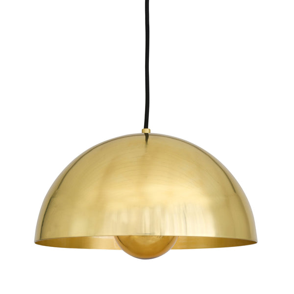 Maua 30cm E27 Pendant Light in Polished Brass