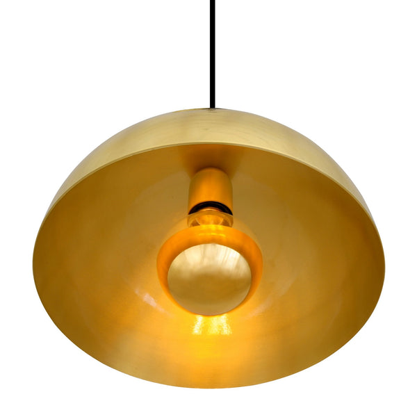 Maua 30cm E27 Pendant Light in Polished Brass