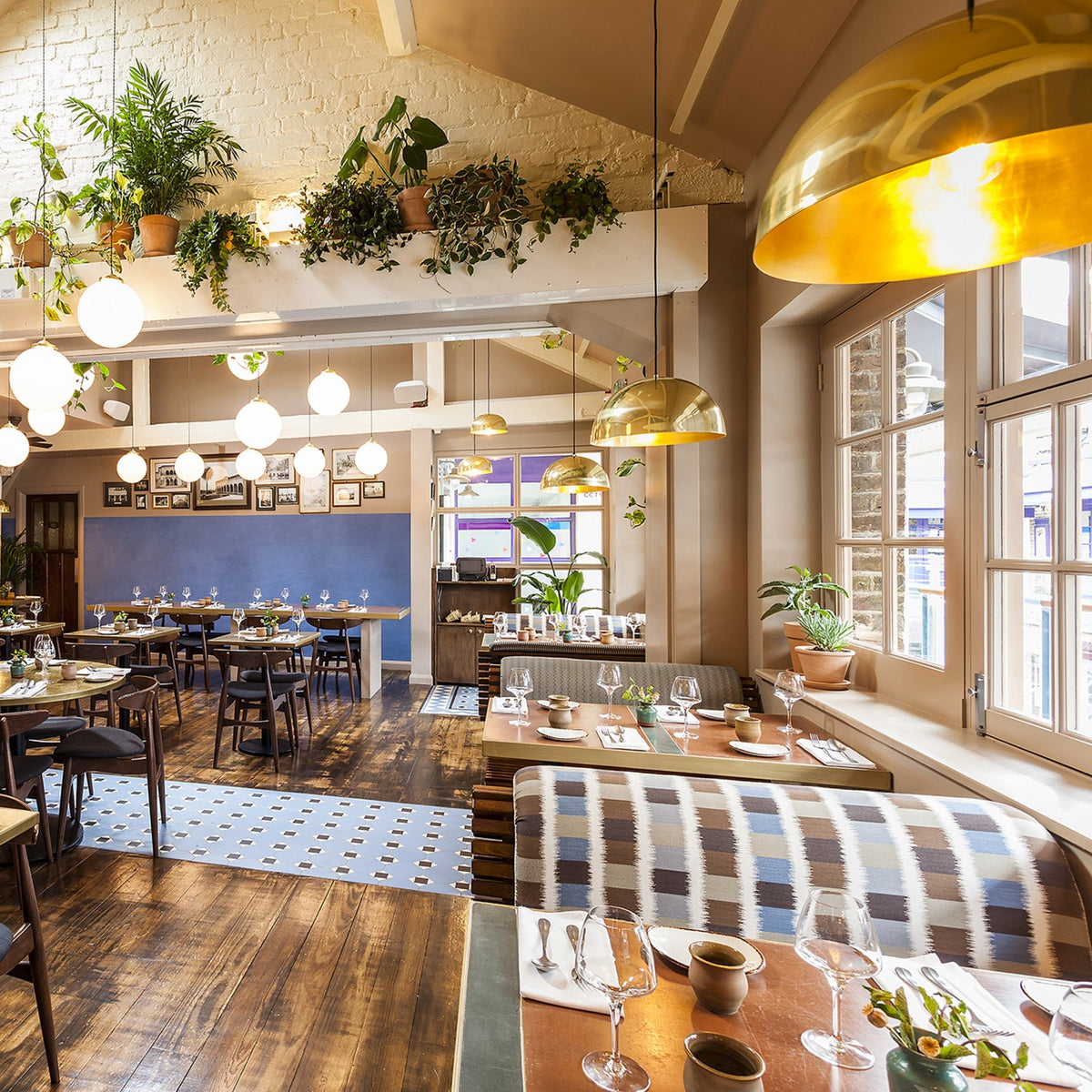 Maua 30cm E27 Pendant Light in Polished Brass