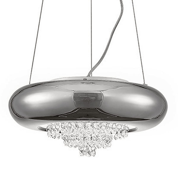 Phyllis Large 3 Light Pendant Light in Polished Chrome