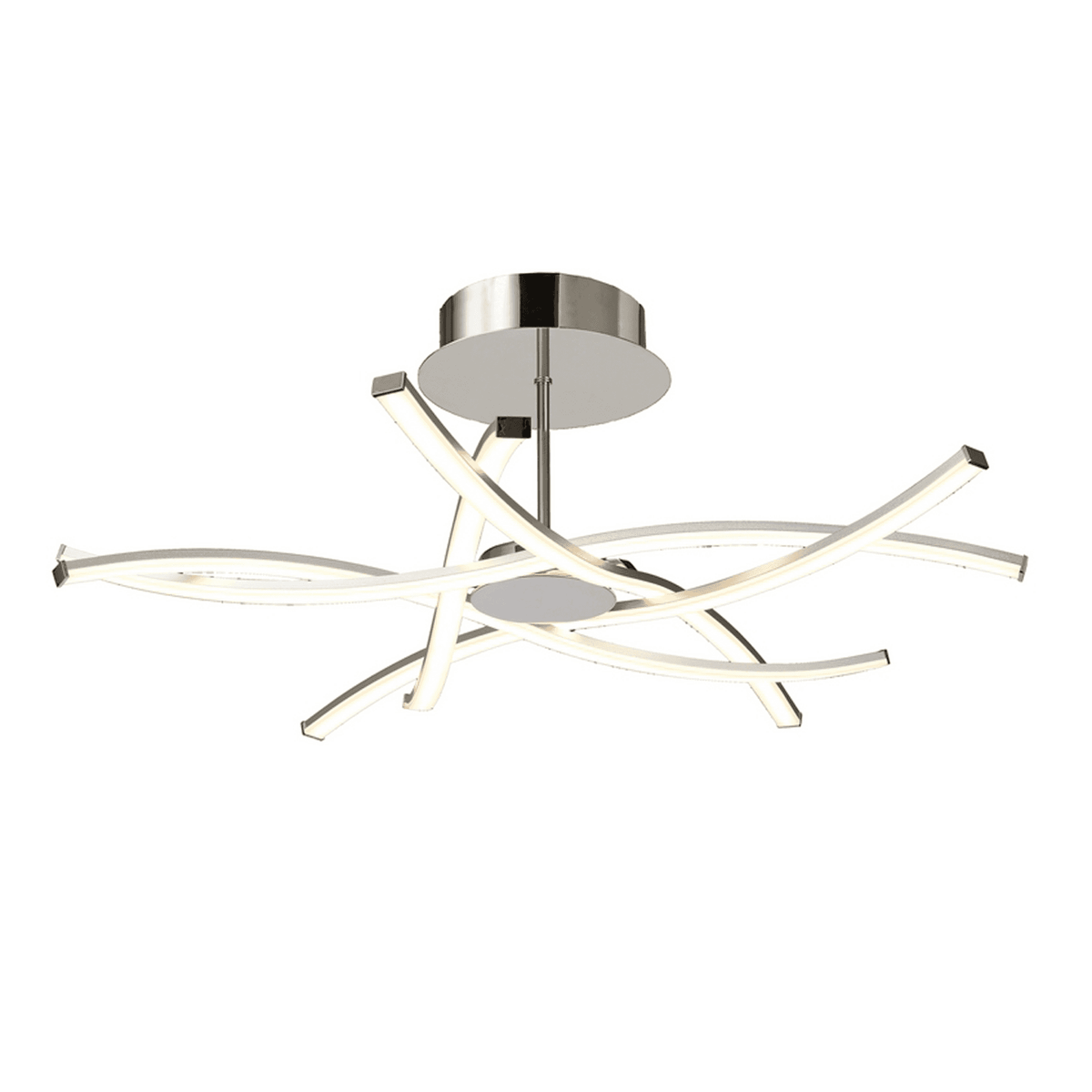 Aire Large LED Dimmable Semi Flush Ceiling Light