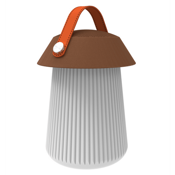 Funghi IP44 Portable Speaker with 3W LED Outdoor Light