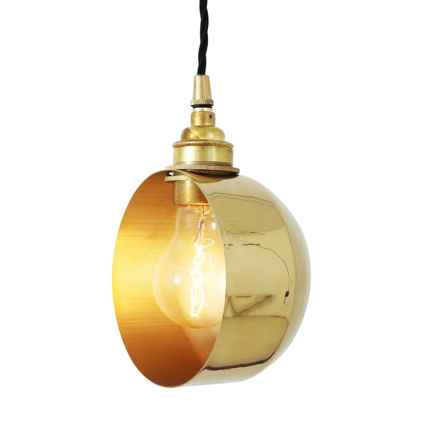 Bogota Quirky Pendant Light in Polished Brass