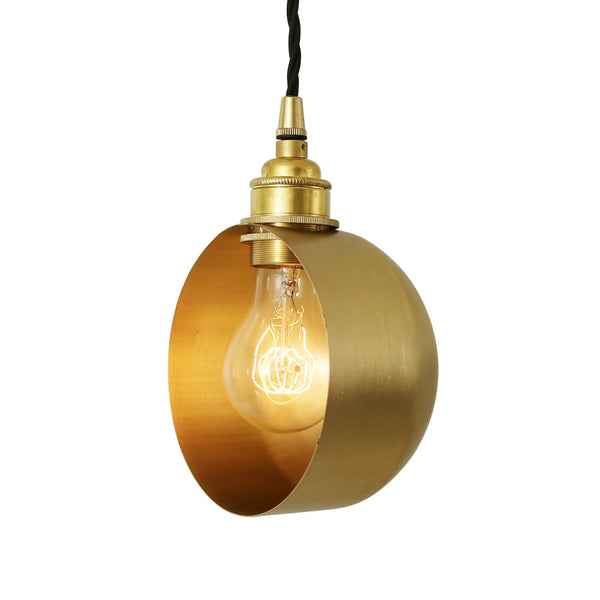 Bogota Quirky Pendant Light in Satin Brass