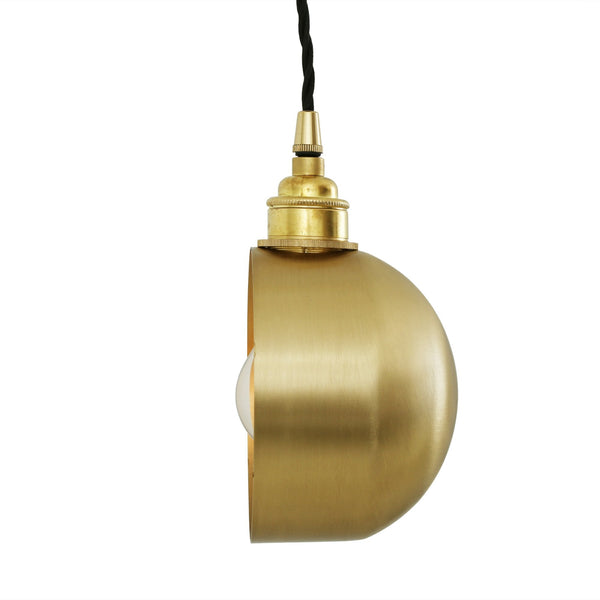 Bogota Quirky Pendant Light in Satin Brass