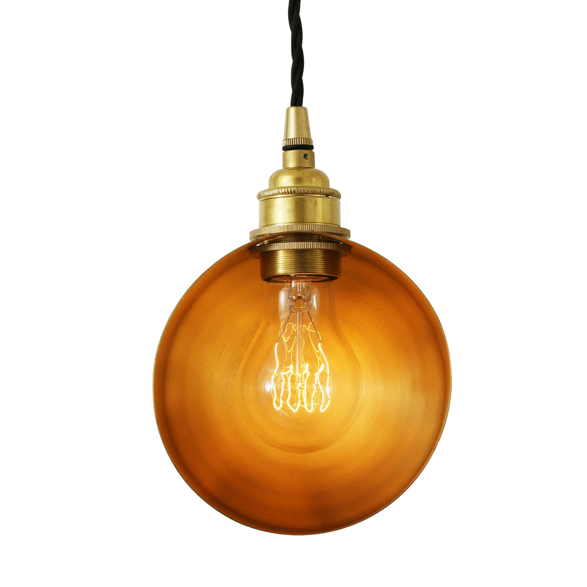 Bogota Quirky Pendant Light in Satin Brass