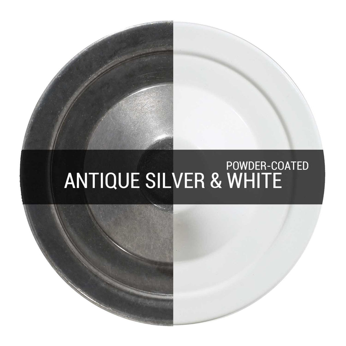 Malabo G9 16cm Pendant Light in White and Antique Silver