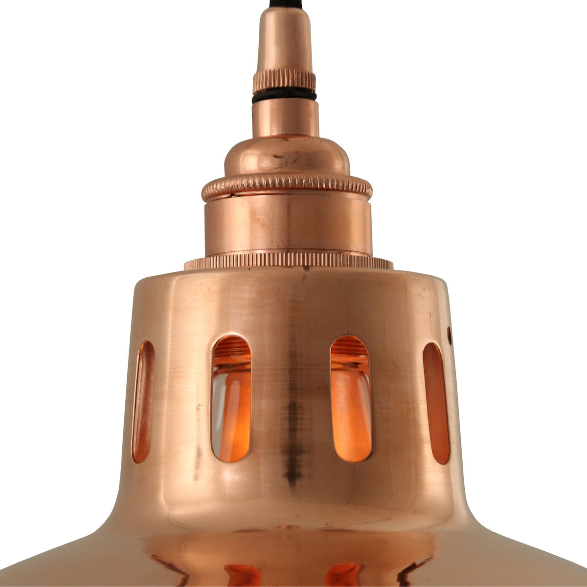Berlin Vintage Polished Copper Pendant Light