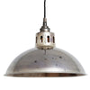 Paris Industrial Pendant Light in Antique Silver