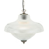 Essence Double Prismatic Pendant Light in Antique Silver