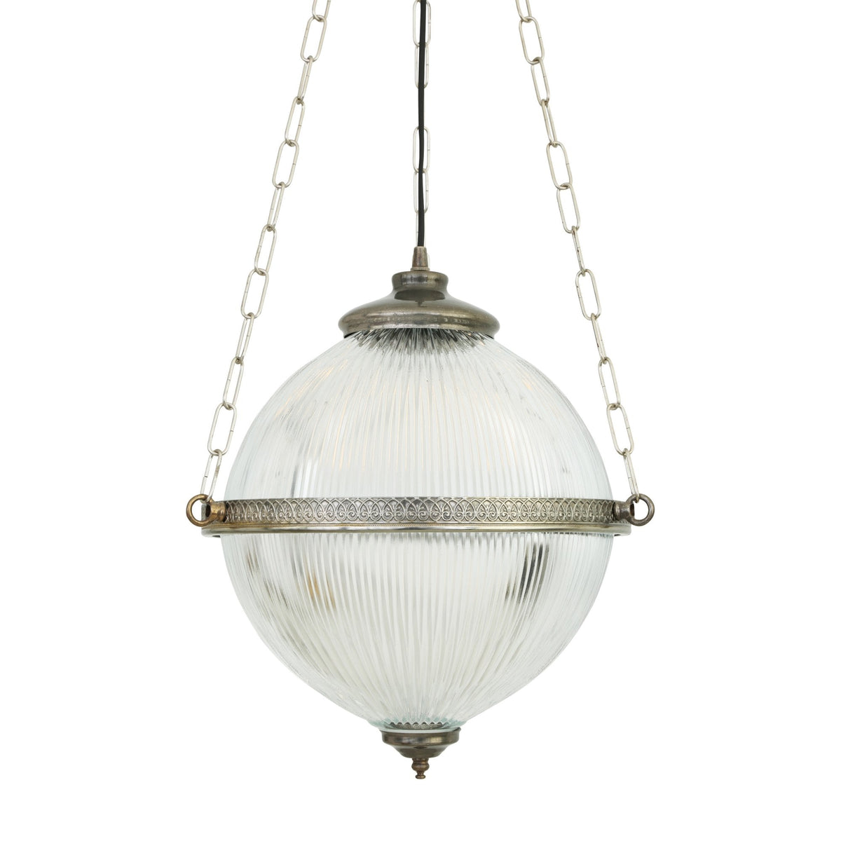 Blaenau Pendant Light in Antique Silver