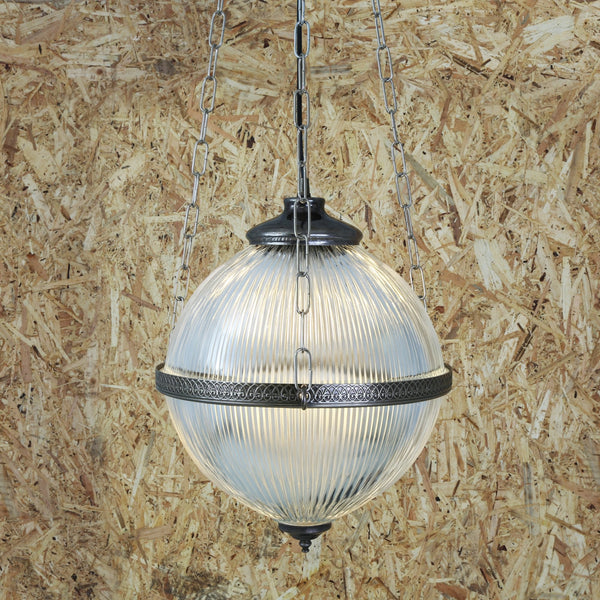 Blaenau Pendant Light in Antique Silver