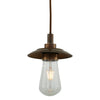 Ren IP65 Pendant Light in Antique Brass