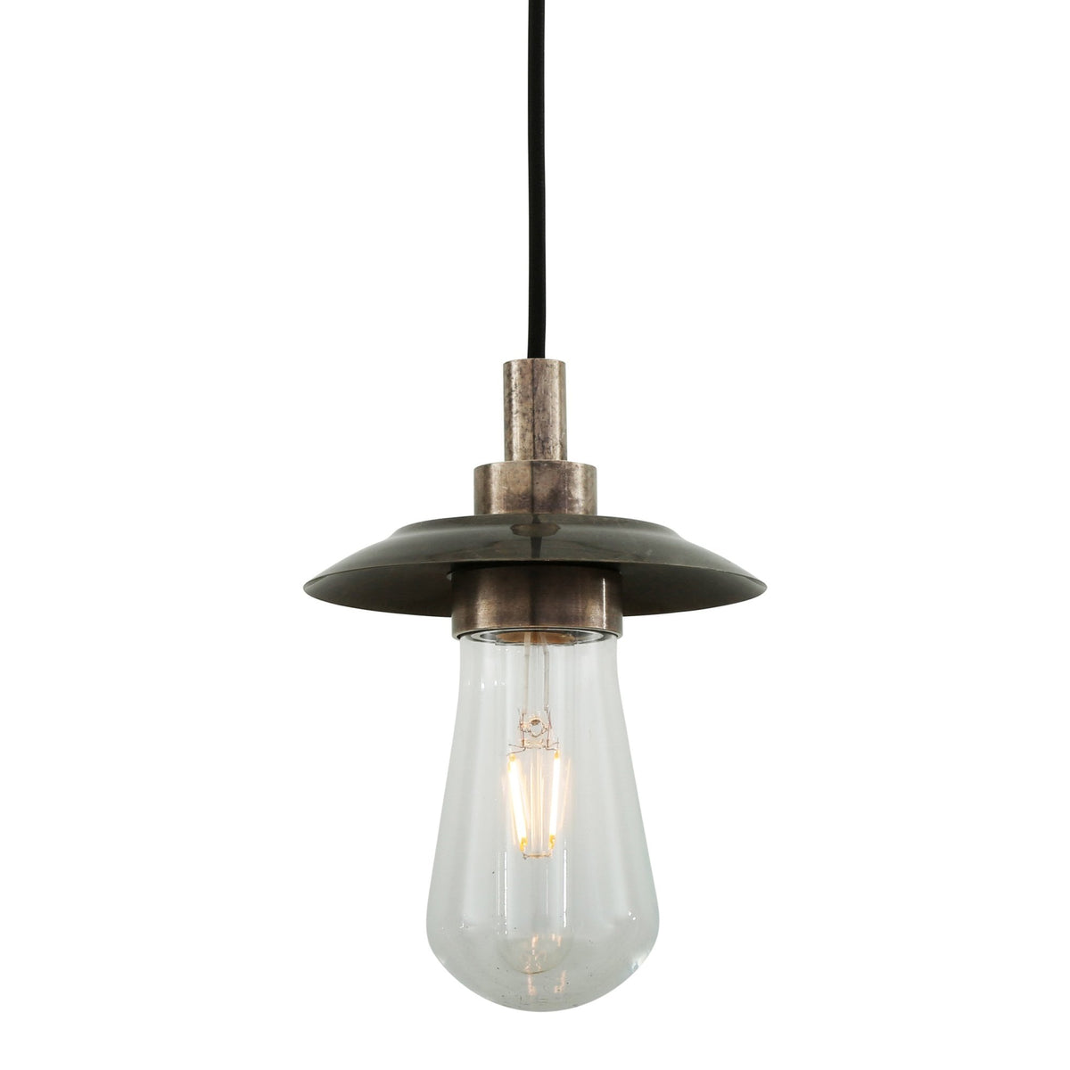 Ren IP65 Pendant Light in Antique Silver
