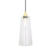 Cari IP65 Pendant Light with Polished Brass Detail
