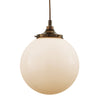 Pelagia Pendant Light IP44 35cm in Antique Brass
