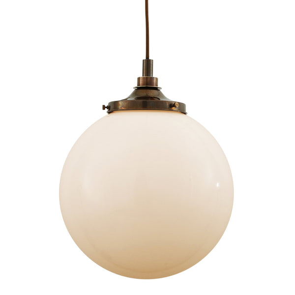 Pelagia Pendant Light IP44 35cm in Antique Brass