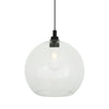 Leith 35cm IP65 Pendant Light in Matt Black