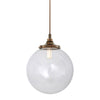 Laguna Pendant Light IP44 35cm in Antique Brass