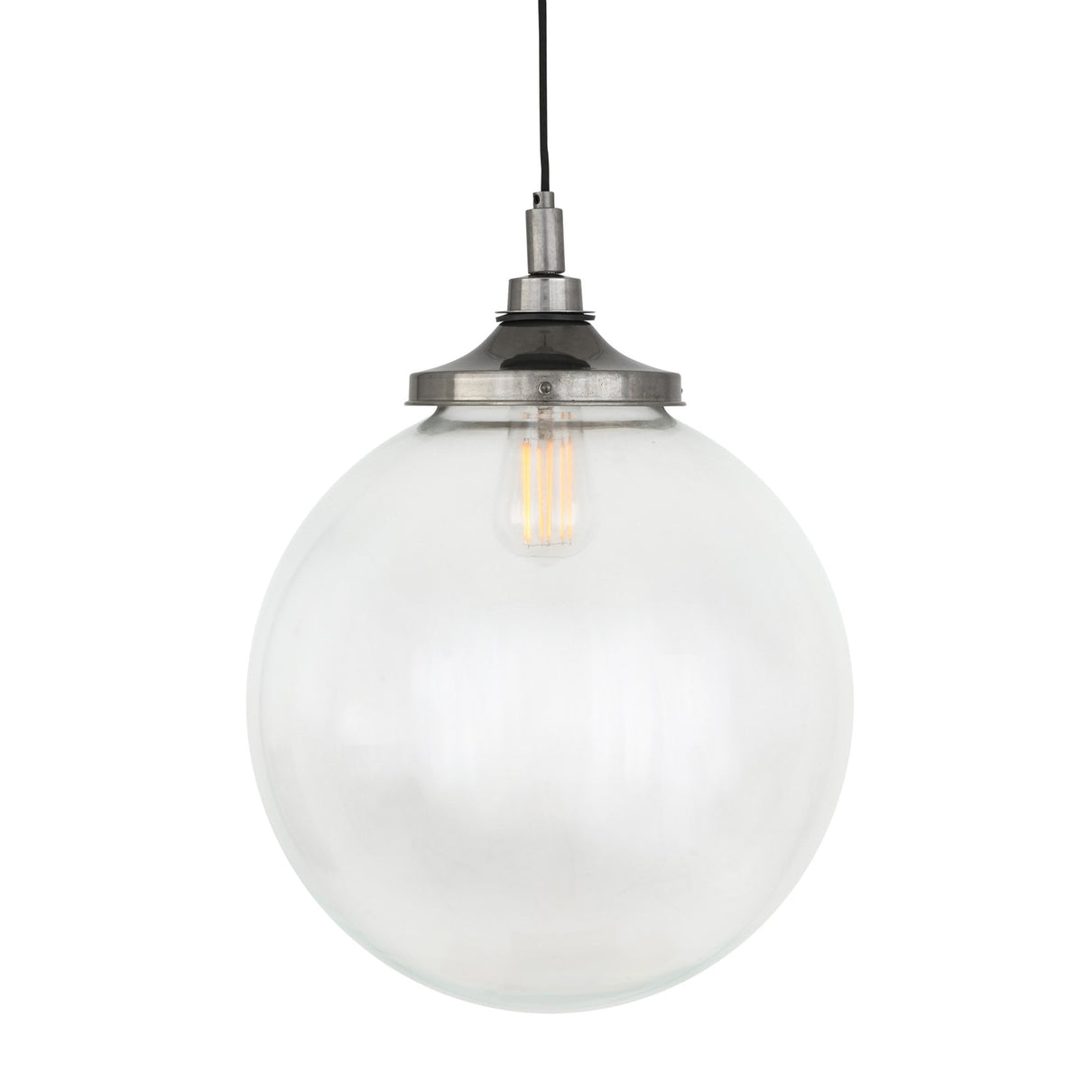 Laguna Pendant Light IP44 35cm in Antique Silver