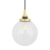 Laguna Pendant Light IP44 25cm in Polished Brass
