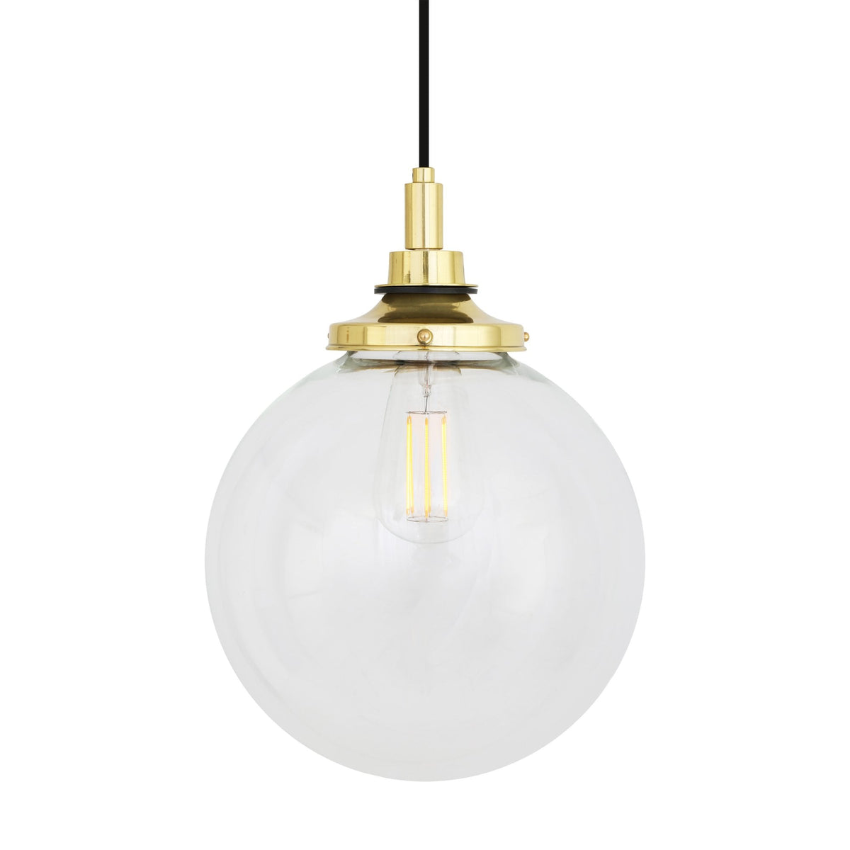 Laguna Pendant Light IP44 25cm in Polished Brass