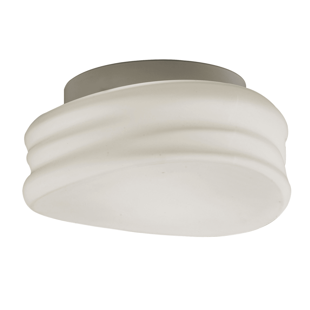 Mediterraneo Small Ceiling or Wall Light in Chrome and Frosted Glass