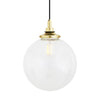 Laguna Pendant Light IP44 30cm in Polished Brass