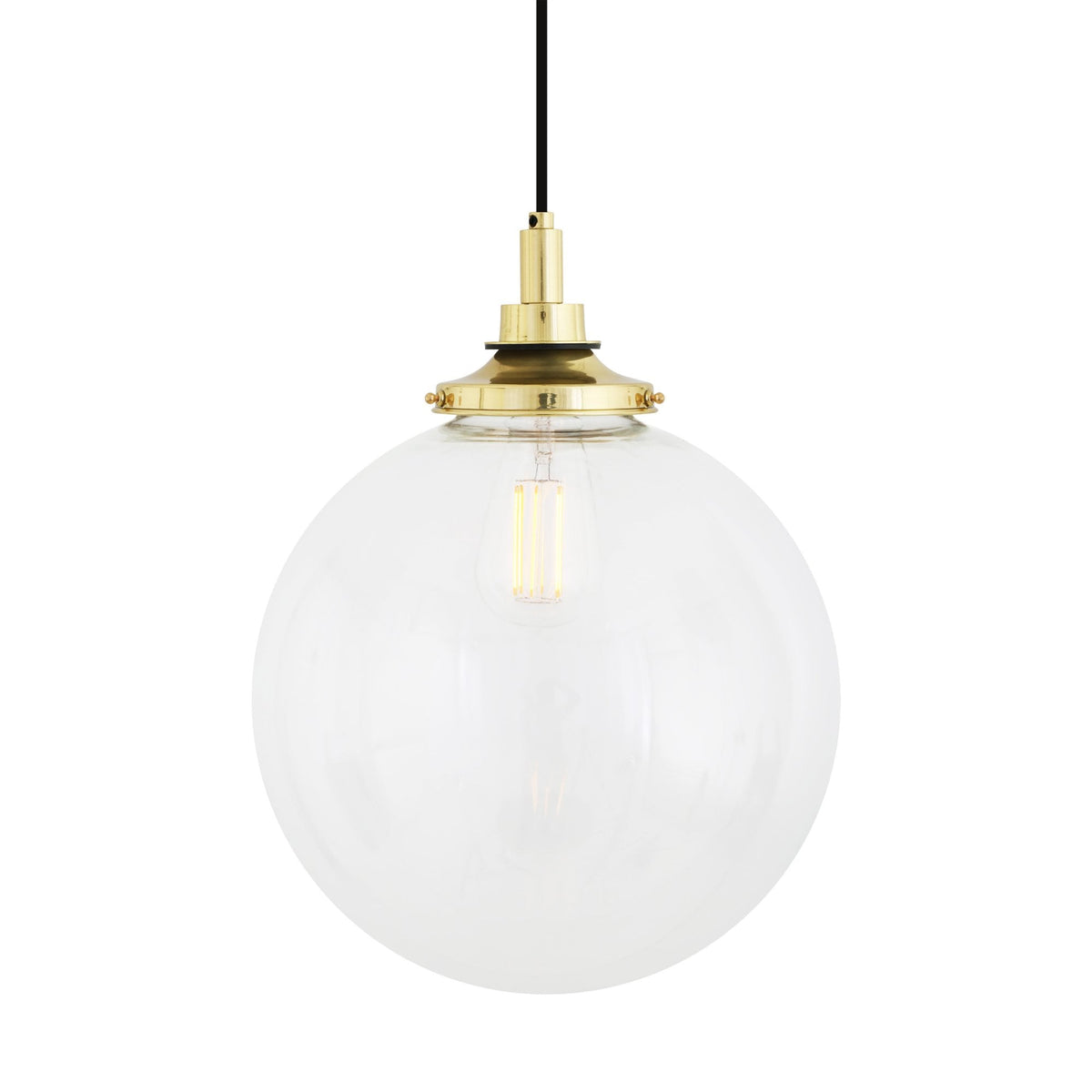 Laguna Pendant Light IP44 30cm in Polished Brass