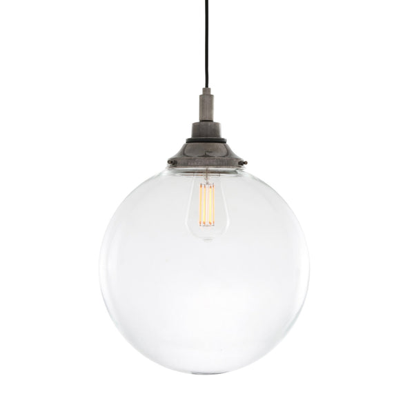 Laguna Pendant Light IP44 30cm in Antique Silver