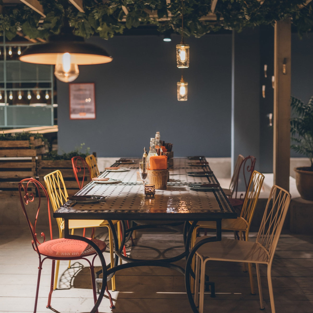 Darya 32cm IP65 Pendant Light in Matt Black