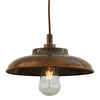 Darya 32cm IP65 Pendant Light in Antique Brass